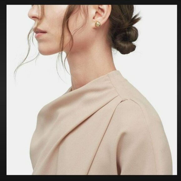 John Hardy 18k Gold & Sterling Classic Chain Hammered Large Stud -Like New - Picture 14 of 15